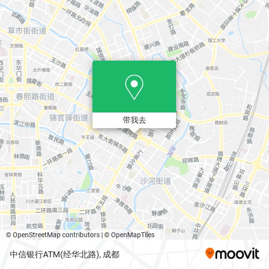 中信银行ATM(经华北路)地图