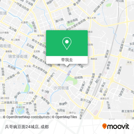 兵哥豌豆面24城店地图