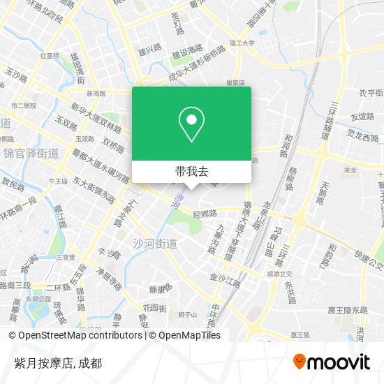 紫月按摩店地图