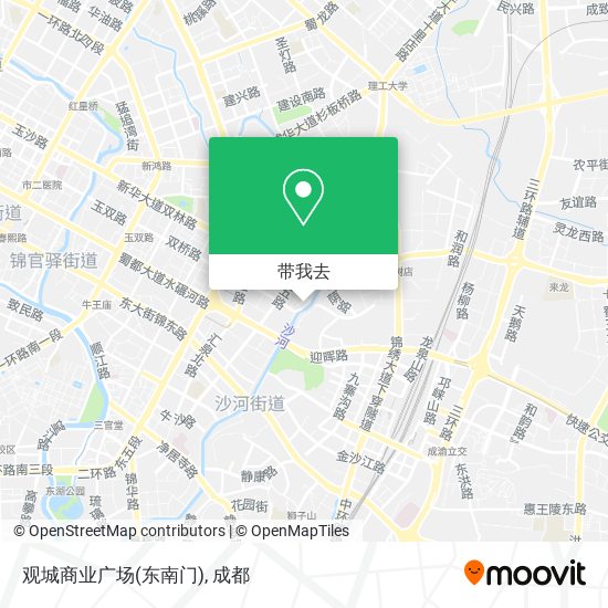 观城商业广场(东南门)地图