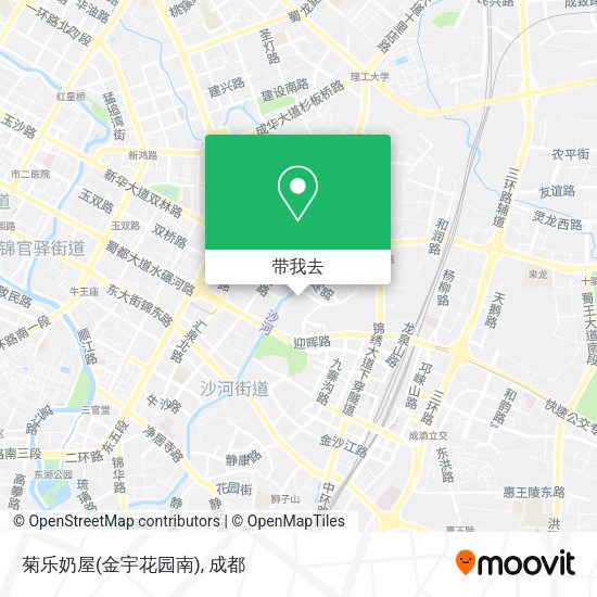 菊乐奶屋(金宇花园南)地图