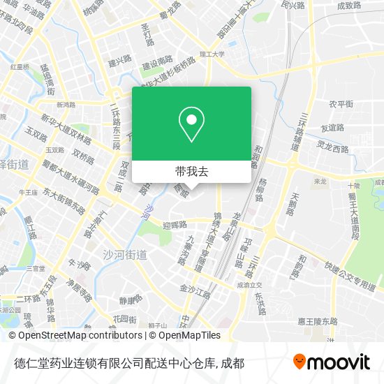 德仁堂药业连锁有限公司配送中心仓库地图