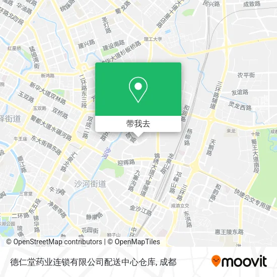 德仁堂药业连锁有限公司配送中心仓库地图