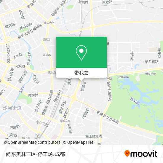 尚东美林三区-停车场地图