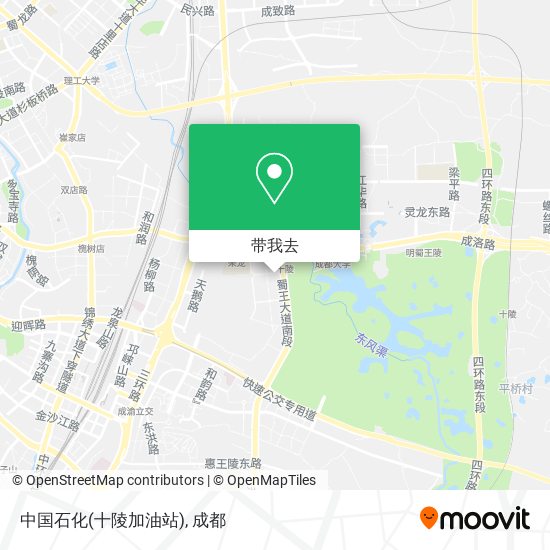 中国石化(十陵加油站)地图