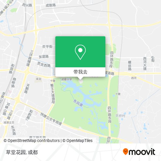 草堂花园地图
