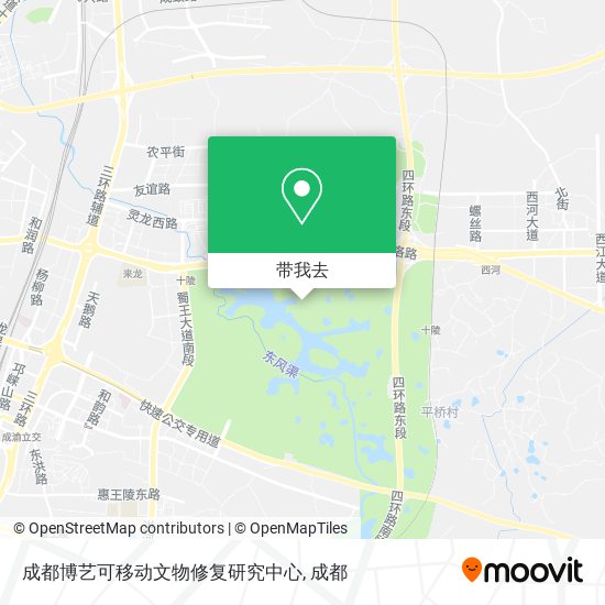 成都博艺可移动文物修复研究中心地图
