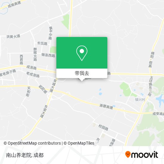 南山养老院地图