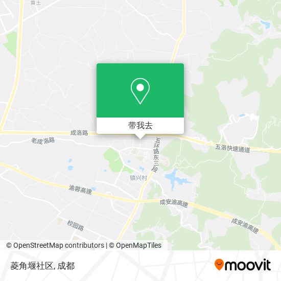 菱角堰社区地图