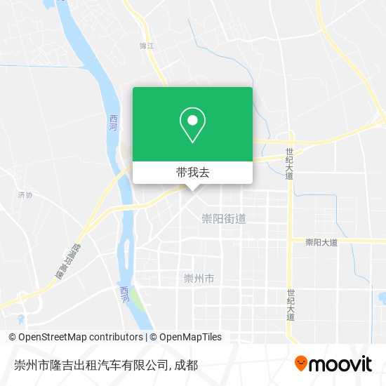 崇州市隆吉出租汽车有限公司地图