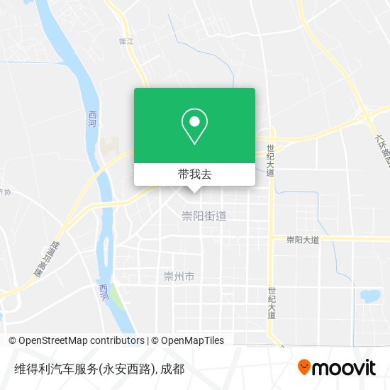 维得利汽车服务(永安西路)地图