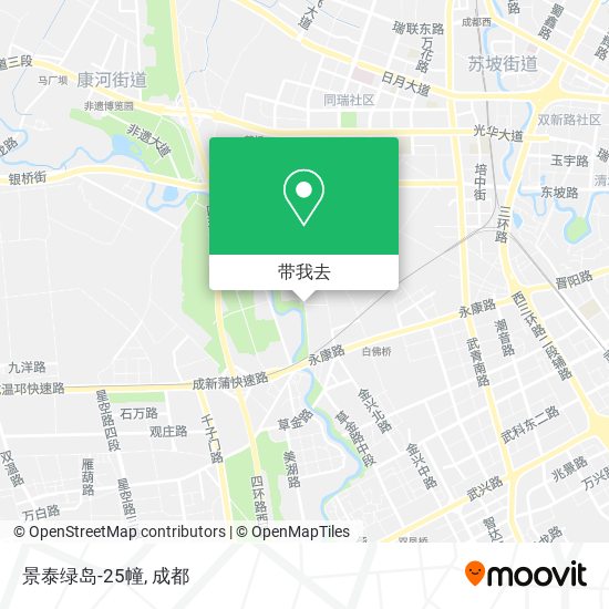 景泰绿岛-25幢地图