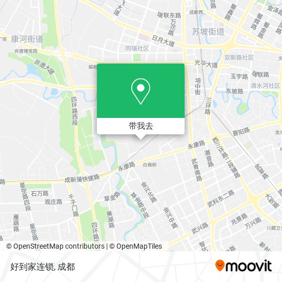 好到家连锁地图