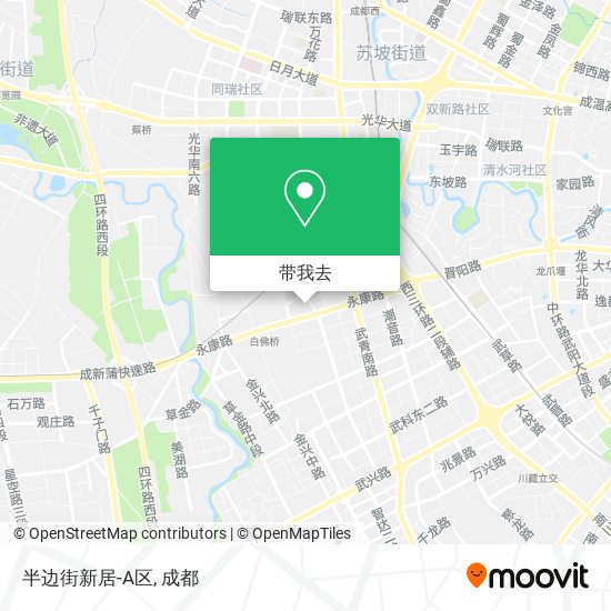 半边街新居-A区地图