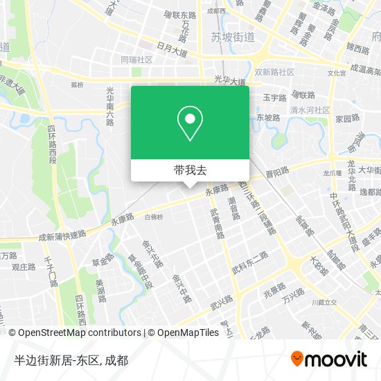 半边街新居-东区地图