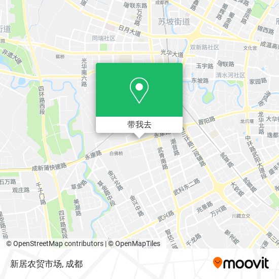 新居农贸市场地图