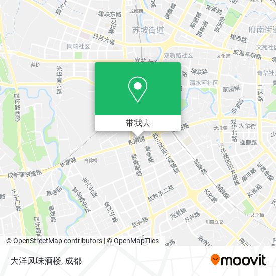 大洋风味酒楼地图