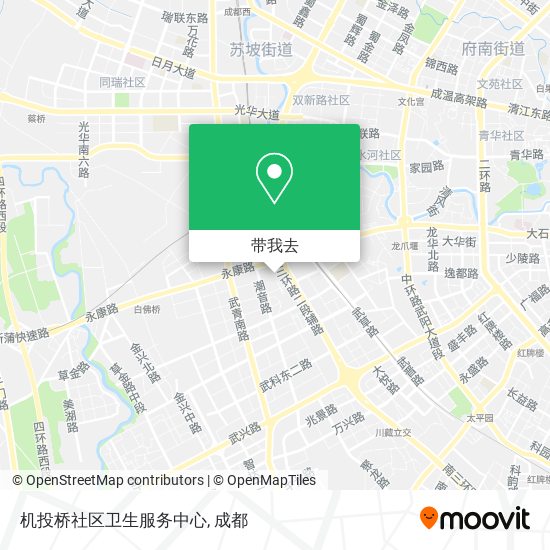 机投桥社区卫生服务中心地图