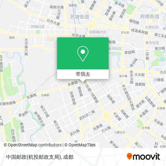 中国邮政(机投邮政支局)地图