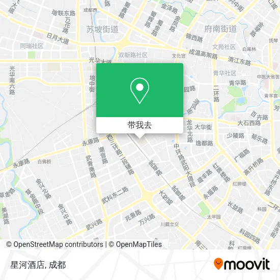 星河酒店地图