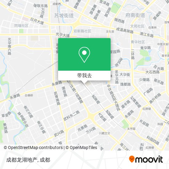 成都龙湖地产地图