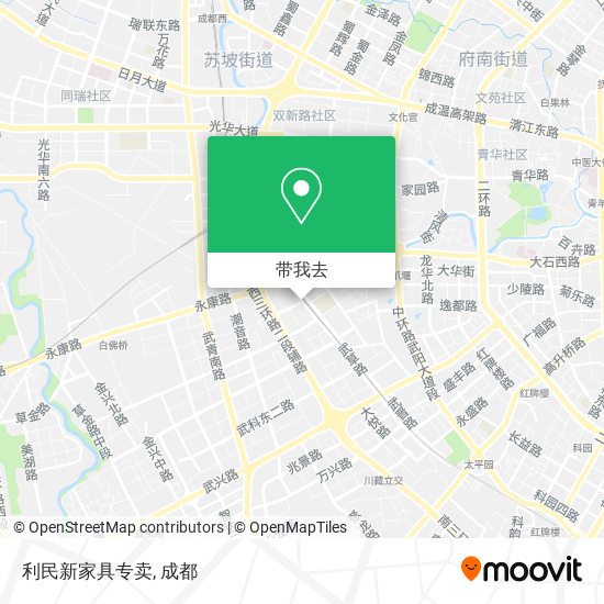 利民新家具专卖地图
