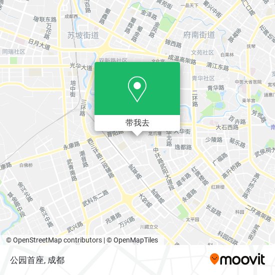 公园首座地图