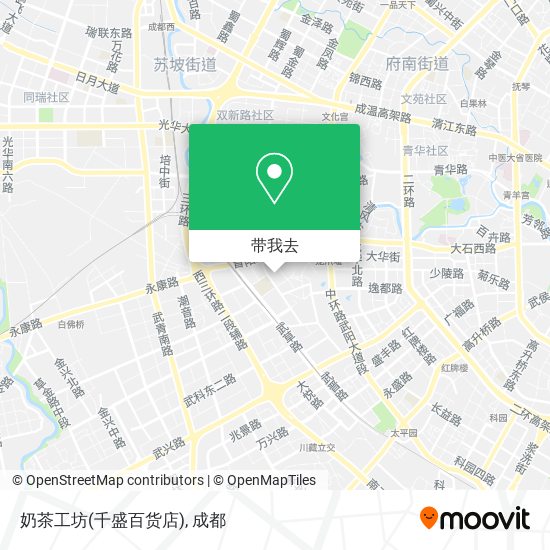 奶茶工坊(千盛百货店)地图