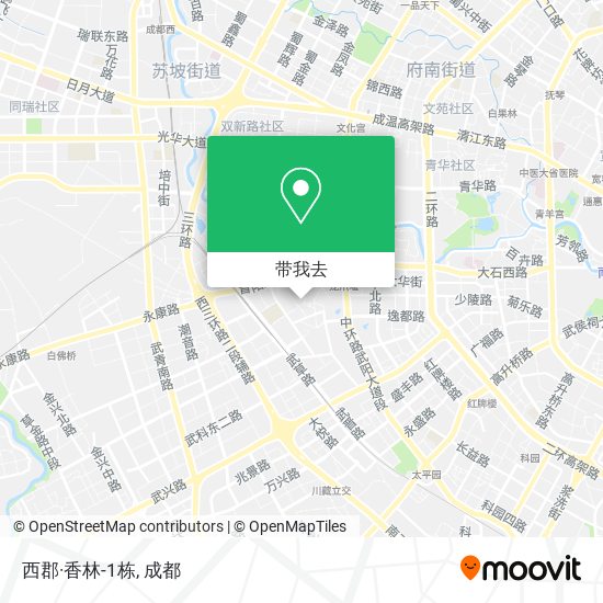 西郡·香林-1栋地图