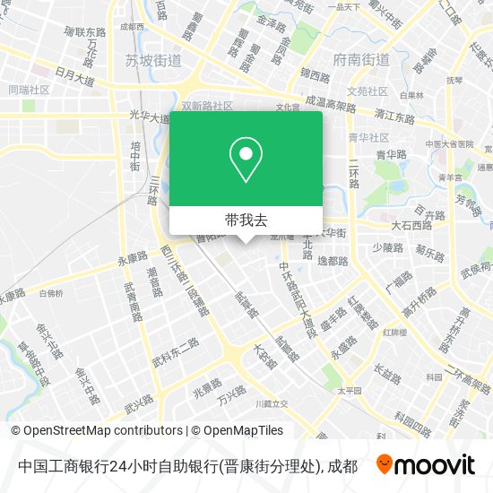 中国工商银行24小时自助银行(晋康街分理处)地图