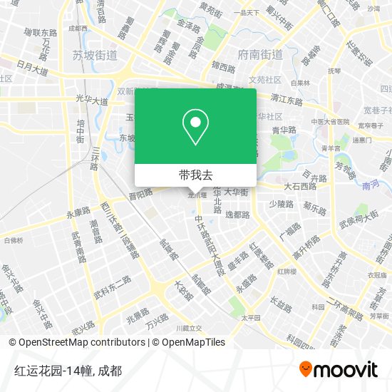 红运花园-14幢地图