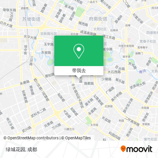 绿城花园地图