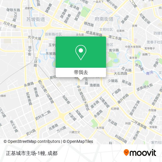正基城市主场-1幢地图