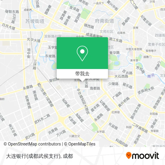 大连银行(成都武侯支行)地图