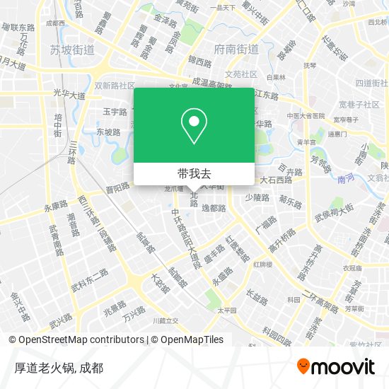 厚道老火锅地图