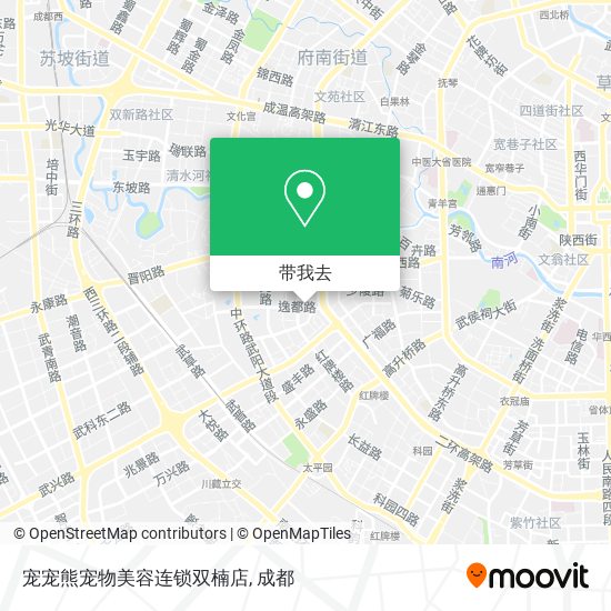 宠宠熊宠物美容连锁双楠店地图