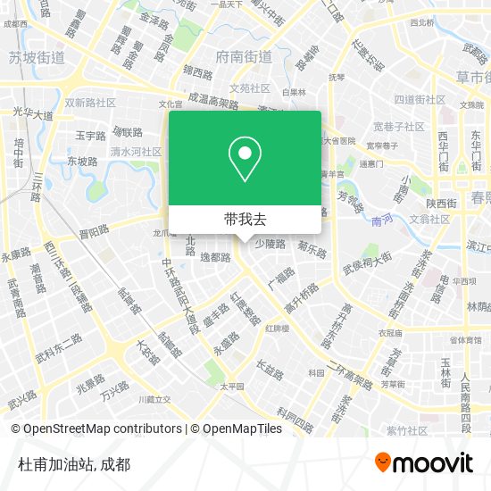 杜甫加油站地图
