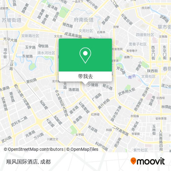 顺风国际酒店地图
