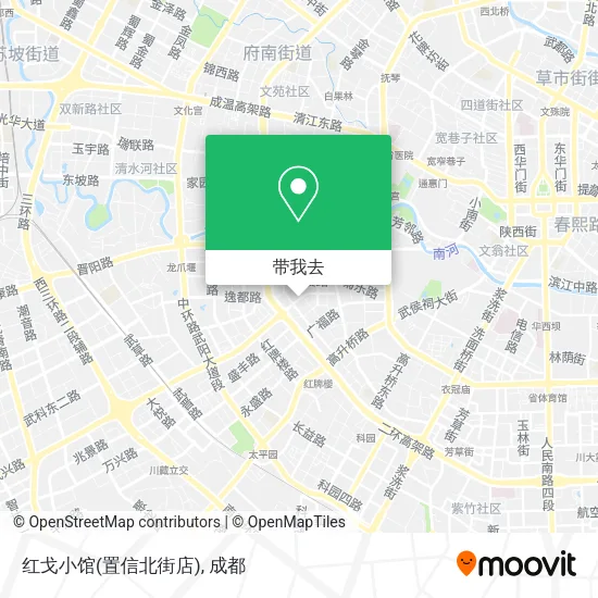 红戈小馆(置信北街店)地图