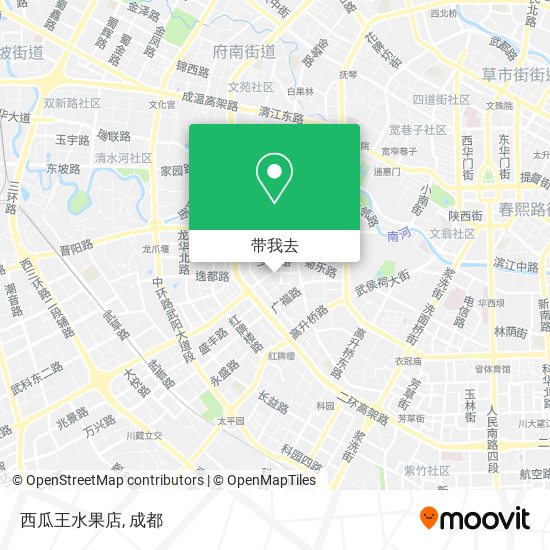 西瓜王水果店地图