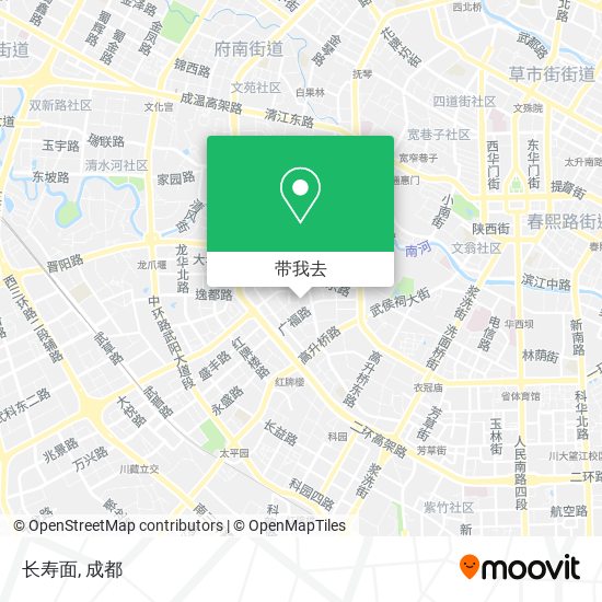 长寿面地图