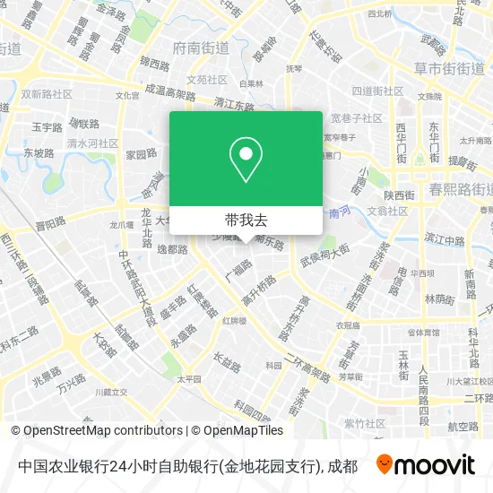 中国农业银行24小时自助银行(金地花园支行)地图