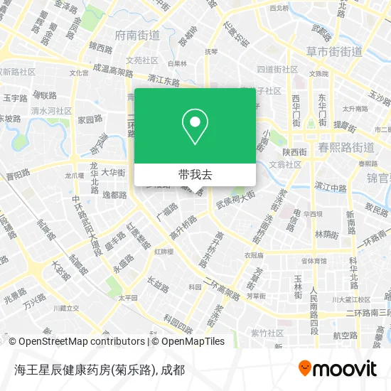 海王星辰健康药房(菊乐路)地图