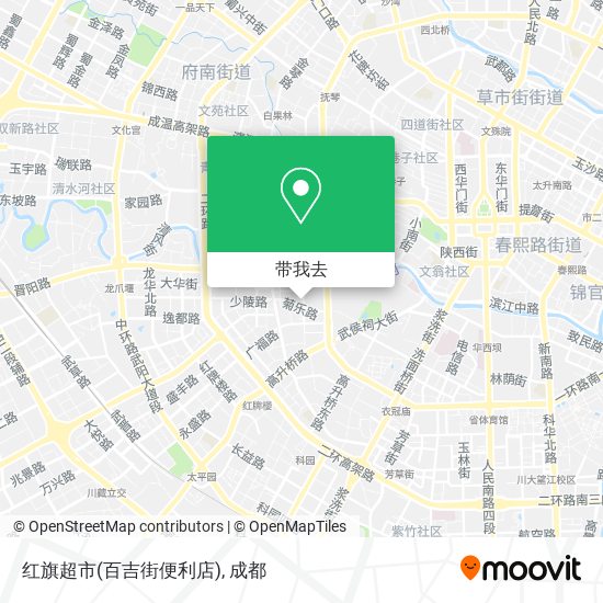 红旗超市(百吉街便利店)地图
