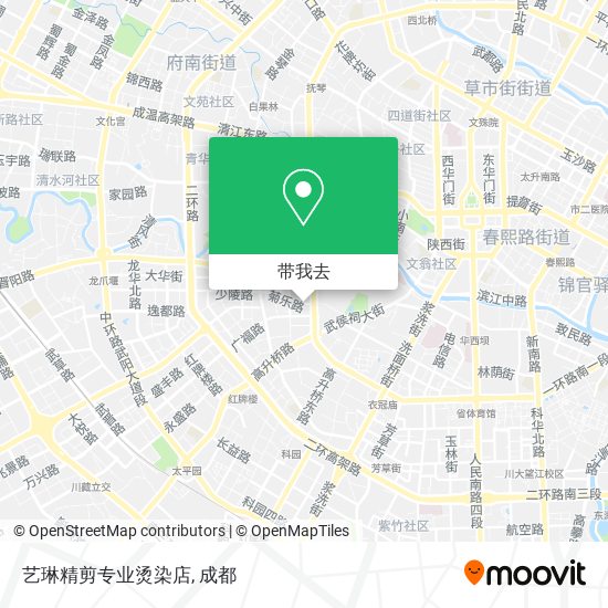 艺琳精剪专业烫染店地图