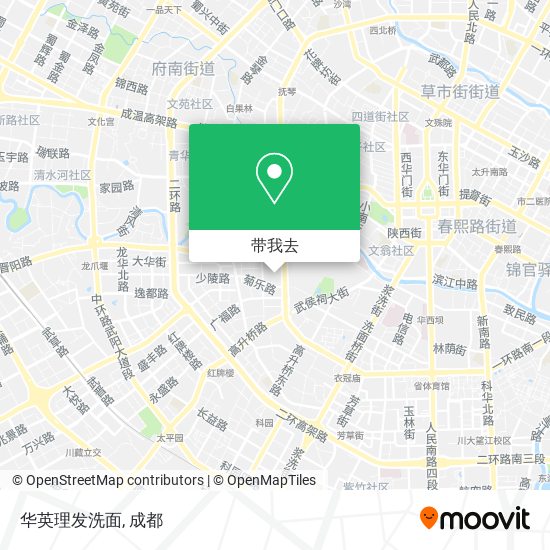 华英理发洗面地图