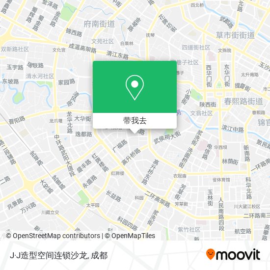 J·J造型空间连锁沙龙地图