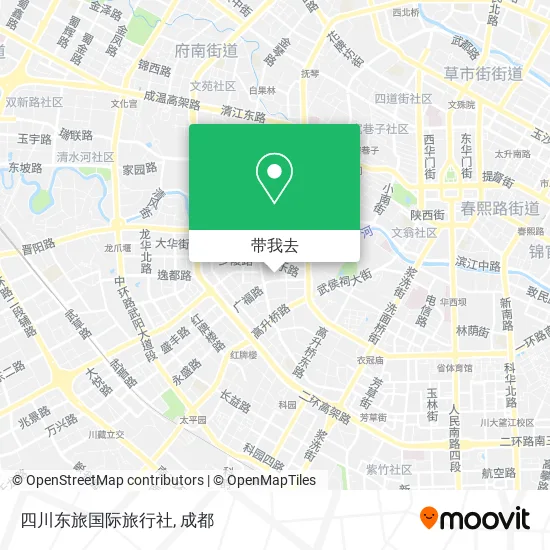 四川东旅国际旅行社地图