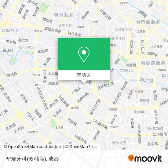 华瑞牙科(双楠店)地图