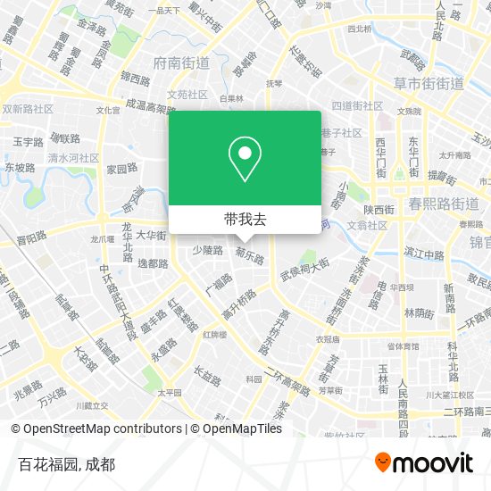 百花福园地图